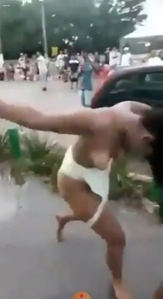 Boobs Out Again As Brazilian Girls Are Seen Fighting Over A Rich Man In Public 