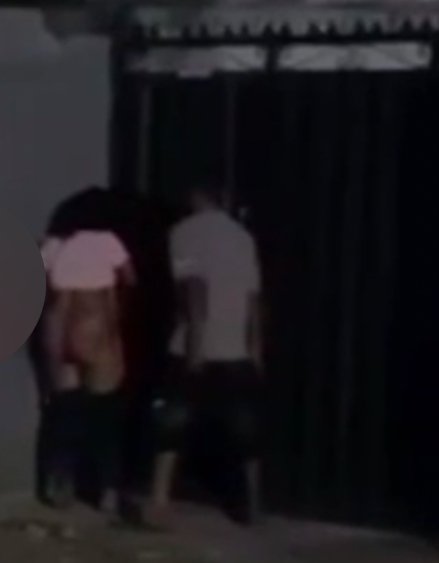 Caught fucking in public at front of gate