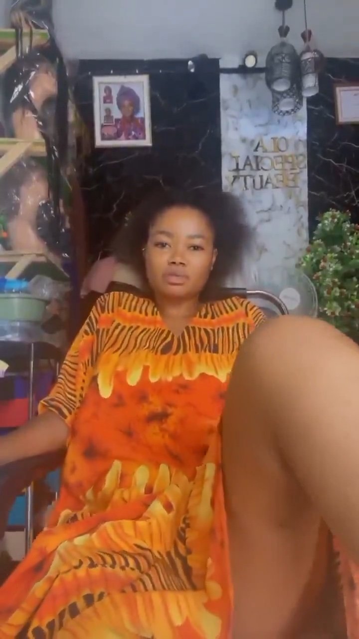 Lady displaying pussy on Facebook