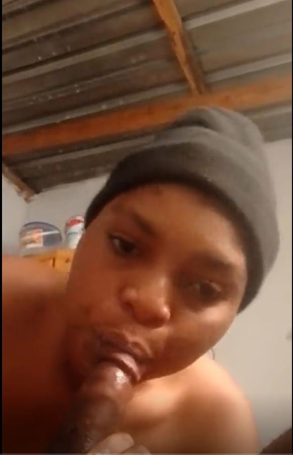 new video of lady giving blowjob