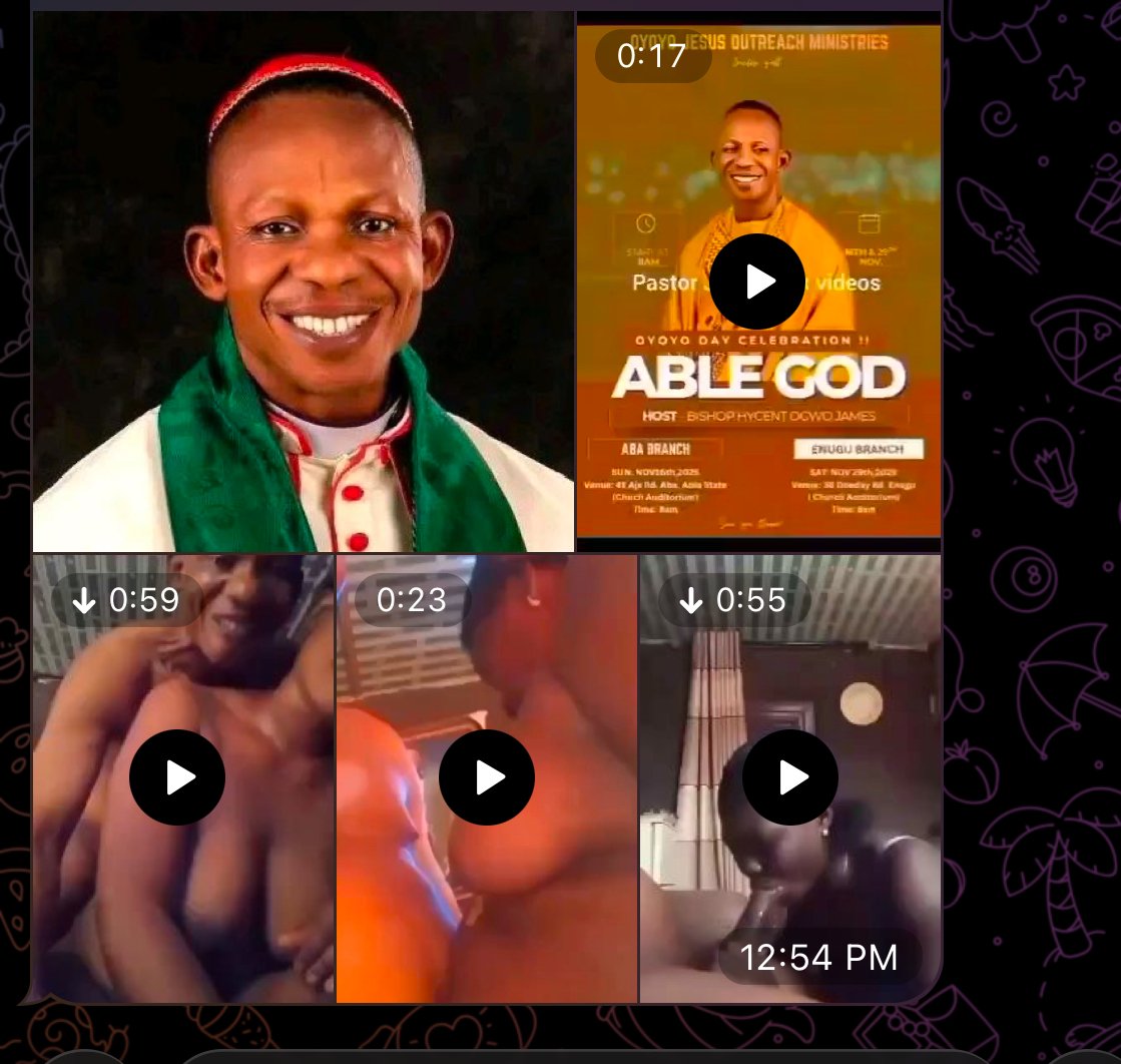 Pastor of Oyoyo Jesus Ministry, Bishop James Ogwo Leaked Sextape part 2