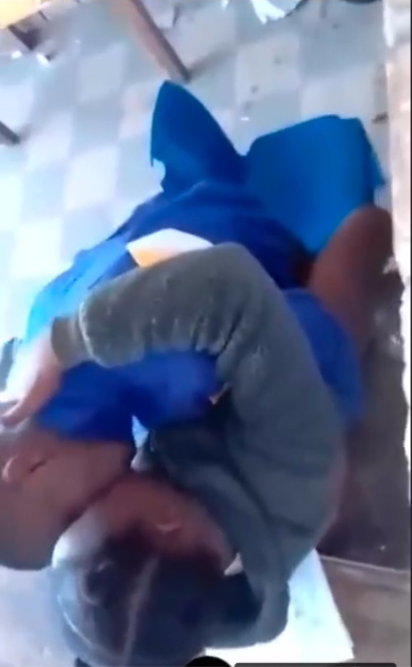 Two 19 year old caught doing it in classroom
